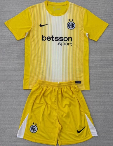 2526 Int Milan yellow GK kids